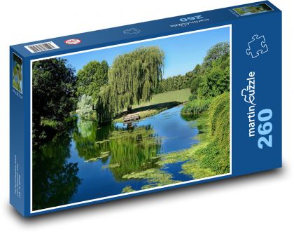 Príroda, jazierko, príroda - Puzzle 260 dielikov, rozmer 41x28,7 cm