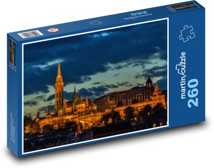 Maďarsko - Budapešť - Puzzle 260 dílků, rozměr 41x28,7 cm