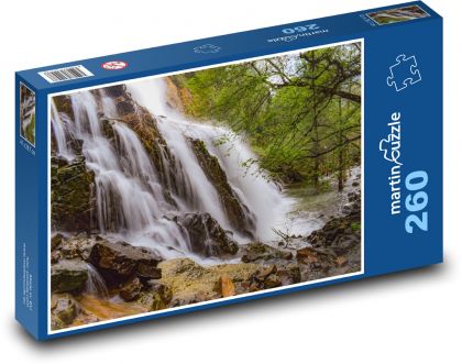 vodopád - Puzzle 260 dielikov, rozmer 41x28,7 cm
