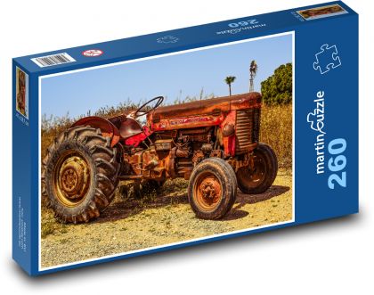 Starý traktor - Puzzle 260 dílků, rozměr 41x28,7 cm