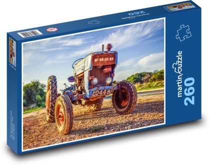 Starý traktor  - puzzle 260 dílků