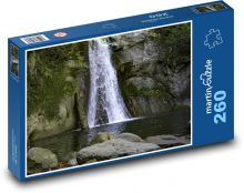 Padající vodopád do jezera Puzzle 260 dílků - 41 x 28,7 cm