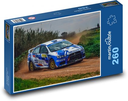 Rally - Mitsubishi - Puzzle 260 dílků, rozměr 41x28,7 cm