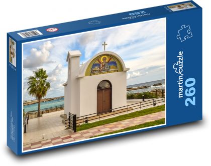 Chapel in Ayia Napa, Cyprus - Puzzle 260 pieces, size 41x28.7 cm 