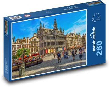 Belgium - Brussels - Puzzle 260 pieces, size 41x28.7 cm 