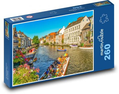 Belgium - Ghent - Puzzle 260 pieces, size 41x28.7 cm 