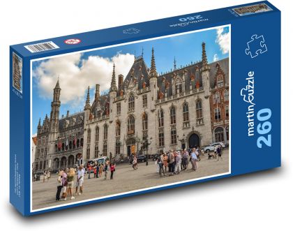 Historischer Brügge-Platz, Belgien - Puzzle - 260 Teile
