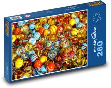 Tęczowe kulki Puzzle 260 elementów - 41x28,7 cm