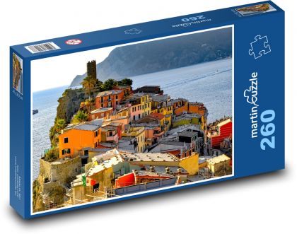 Włochy - Cinque Terre - Puzzle 260 elementów, rozmiar 41x28,7 cm