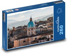 Talianske mesto s kostolom Puzzle 260 dielikov - 41 x 28,7 cm