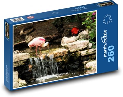 Ibis on the raft - Puzzle 260 pieces, size 41x28.7 cm 