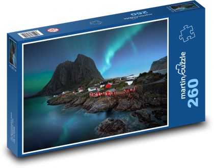 Norsko - Lofoty - Puzzle 260 dílků, rozměr 41x28,7 cm