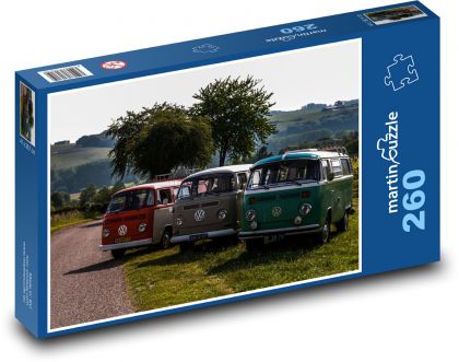 Auto - VW bus - Puzzle 260 dielikov, rozmer 41x28,7 cm