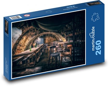Abandoned wine cellar - Puzzle 260 pieces, size 41x28.7 cm 