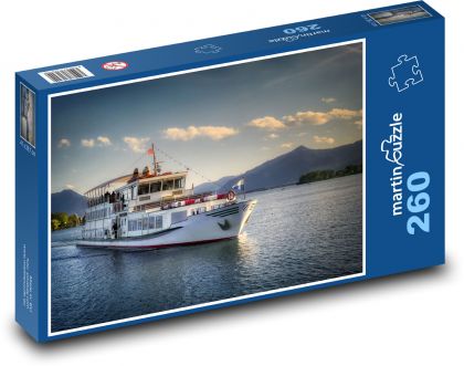 Výletná loď na jazere - Puzzle 260 dielikov, rozmer 41x28,7 cm