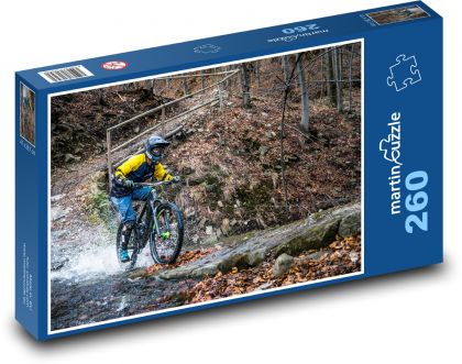 Sport, kolo, MTB - Puzzle 260 dílků, rozměr 41x28,7 cm