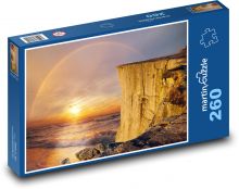 Útes, moře, duha Puzzle 260 dílků - 41 x 28,7 cm