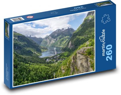 Fjordy - Nórsko - Puzzle 260 dielikov, rozmer 41x28,7 cm