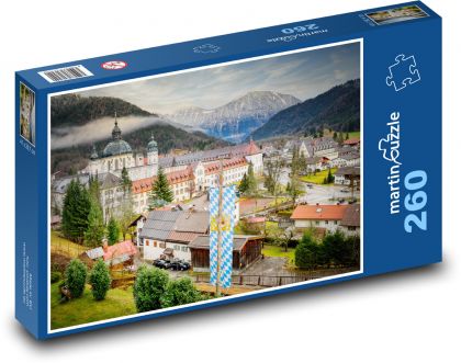 Monastery in the mountain landscape - Puzzle 260 pieces, size 41x28.7 cm 