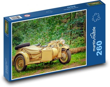 Motorcycle - Zündapp - Puzzle 260 pieces, size 41x28.7 cm 