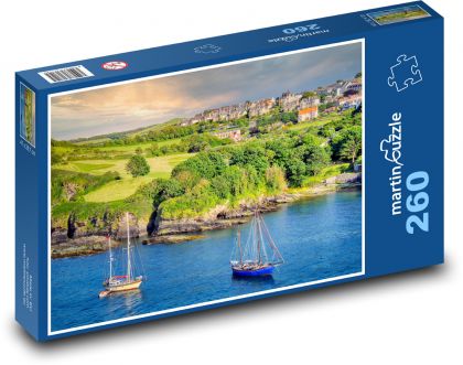 Ships in the Gulf - England - Puzzle 260 pieces, size 41x28.7 cm 