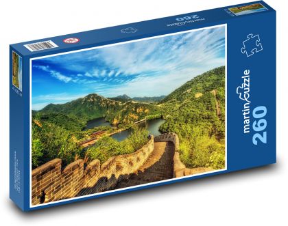 Čína - Velká čínská zeď - Puzzle 260 dílků, rozměr 41x28,7 cm