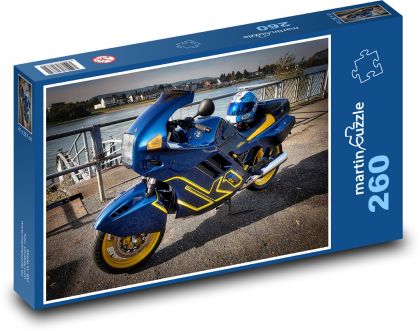 Nemecký športový motocykel - Puzzle 260 dielikov, rozmer 41x28,7 cm