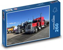 Amerykańskie ciężarówki Puzzle 260 elementów - 41x28,7 cm