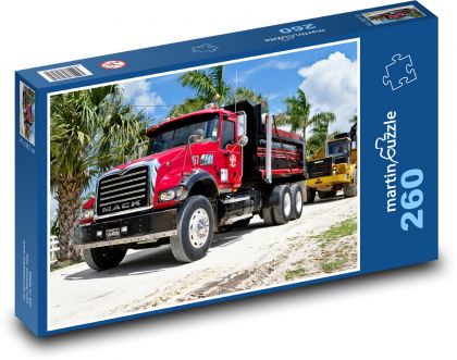 americký nákladiak - Puzzle 260 dielikov, rozmer 41x28,7 cm