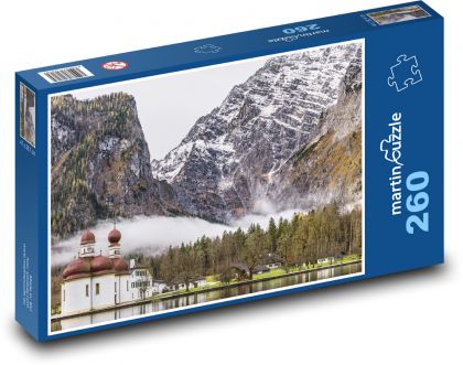 Rakúsko - Koenigssee - Puzzle 260 dielikov, rozmer 41x28,7 cm