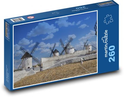 Windmills - Puzzle 260 pieces, size 41x28.7 cm 