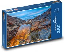 Jazero, skaly, príroda Puzzle 260 dielikov - 41 x 28,7 cm 