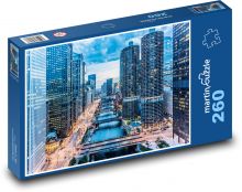 City, river Puzzle 260 pieces - 41 x 28.7 cm