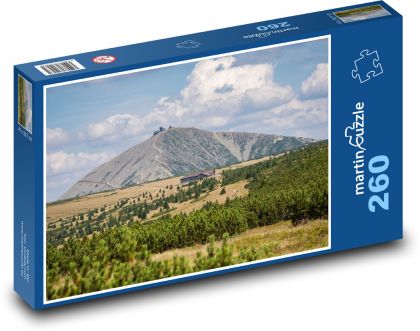 Česká Republika - Krkonoše - Sněžka - Puzzle 260 dílků, rozměr 41x28,7 cm