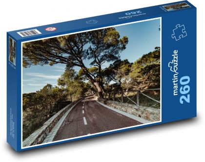 Wąska droga na wsi - Puzzle 260 elementów, rozmiar 41x28,7 cm