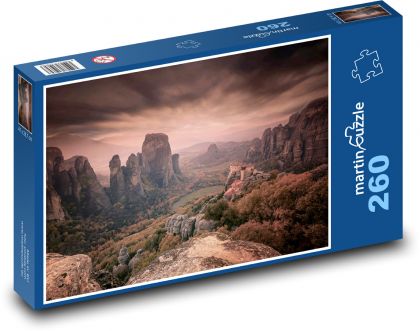 Greece - Meteora - Puzzle 260 pieces, size 41x28.7 cm 
