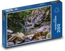 Vodopád, příroda Puzzle 260 dílků - 41 x 28,7 cm