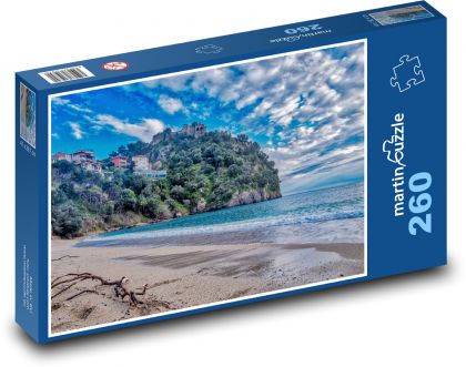 Grécko - pláž - Puzzle 260 dielikov, rozmer 41x28,7 cm