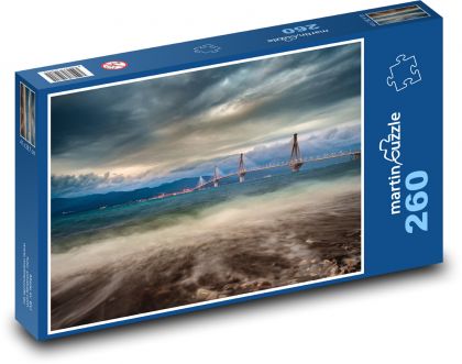 Rio Antirio Bridge - Puzzle 260 pieces, size 41x28.7 cm 