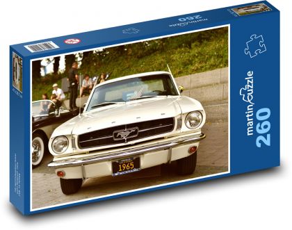 Samochód - Ford Mustang - Puzzle 260 elementów, rozmiar 41x28,7 cm