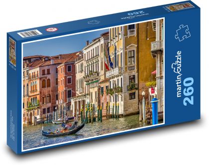 Itálie - Benátky - Puzzle 260 dílků, rozměr 41x28,7 cm