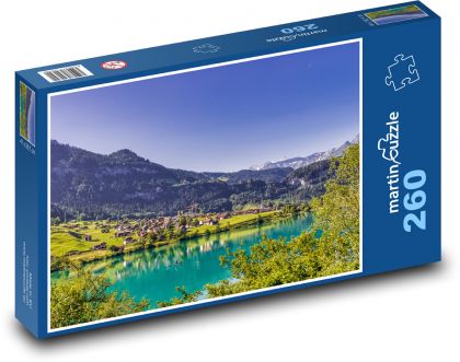 Švajčiarsko - Alpy - Puzzle 260 dielikov, rozmer 41x28,7 cm