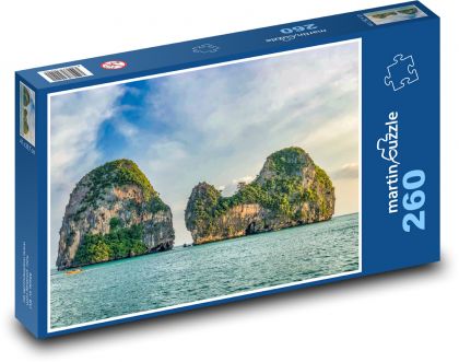 Thajsko - ostrov - Puzzle 260 dílků, rozměr 41x28,7 cm
