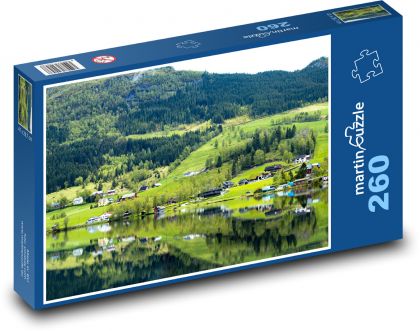 Lake Village - Fjords - Puzzle 260 pieces, size 41x28.7 cm 