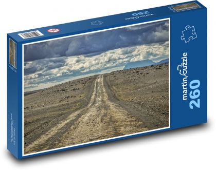 Islandia - w drodze - Puzzle 260 elementów, rozmiar 41x28,7 cm