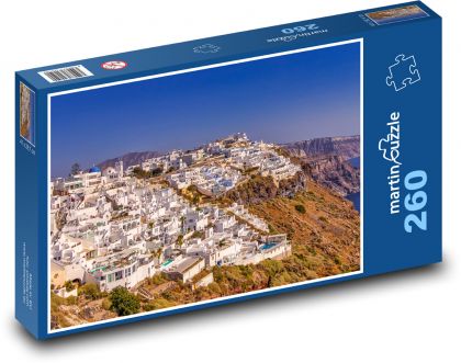 Město Santorini - Řecko - puzzle 260 dílků