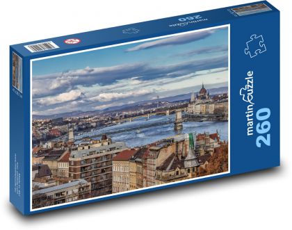 Maďarsko - Budapešť - Puzzle 260 dílků, rozměr 41x28,7 cm