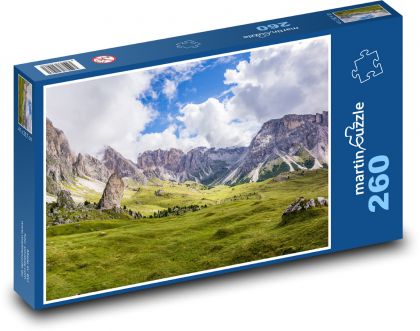 Příroda, hory - Puzzle 260 dílků, rozměr 41x28,7 cm