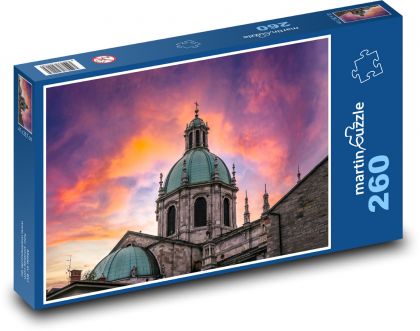 Chrám, strecha - Puzzle 260 dielikov, rozmer 41x28,7 cm