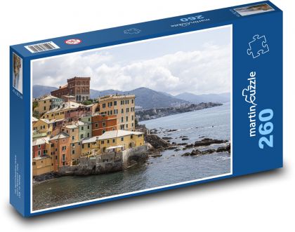 Italienische Küstenstadt - Puzzle - 260 Teile